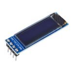 0.91 Inch Blue OLED Display I2C Module Arduino front view