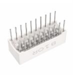 10 segment LED bar 5050 SMD anode cathode pin close up