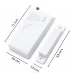 12V 433MHz Wireless Magnetic Door Window Sensor transmitter magnet side view