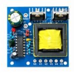 DC to AC inverter module output terminal and voltage selector