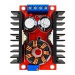 Boost converter module potentiometer input output terminals top view