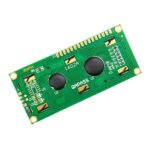 1602 LCD display blue 80x38mm Arduino 5V back view