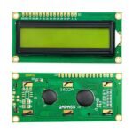1602a LCD display module 80x38mm Arduino 5V side view