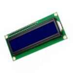 16x2 I2C LCD display blue 5V Arduino ESP32 side view