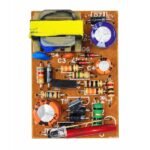 12V power supply module AC input and DC output close up