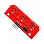 IR line sensor module three TCRT5000 sensors and LED indicators side view