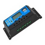 30 amp solar charge controller terminal wiring connection detail view
