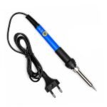 60W Temperature Controlled Soldering Iron with bits front view