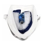 Respiration sensor mask nose clip sensor back view