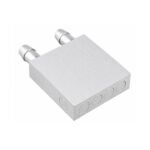 Aluminium Water Cooling Plate 40x40x12mm back view