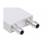 Aluminium Water Cooling Plate front view 7mm nozzle