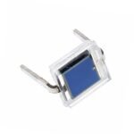 BPW34 Silicon PIN Photodiode DIP-2 blue lens front view