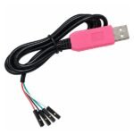 CP2102 USB to TTL RS232 Serial Converter Cable 90cm front view