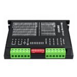 DM542 stepper driver DIP switches current setting and terminal close up