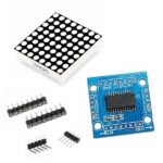 MAX7219 8x8 Red LED Dot Matrix Display Module for Aurdino