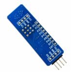 PCF8574 I2C extension board top view address pins and I/O pads layout