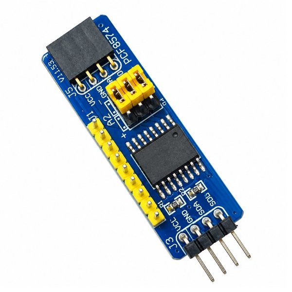 PCF8574T I2C I/O Extension Board Module front view