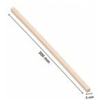 300mm x 5mm Square Wooden Craft Stick detail view