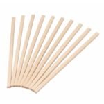 300mm x 5mm Square Wooden Craft Stick front view
