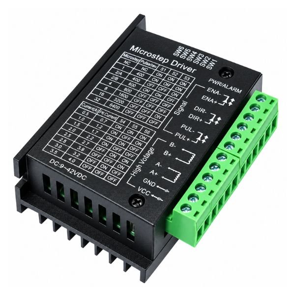 TB6600 Stepper Motor Driver Module 97x57mm front view