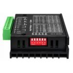 TB6600 microstep motor driver heatsink and connector top view