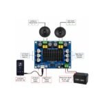 TPA3116D2 High Power Dual Channel Digital Amplifier Board pin view