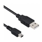 Arduino nano cable USB-A and Mini B USB male connector