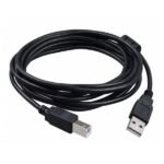 USB A to USB B Cable for Arduino UNO MEGA black 1 meter