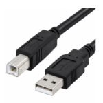 Arduino uno cable USB-A and USB-B male connector
