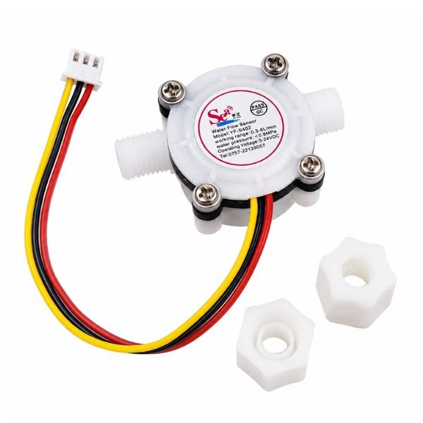 yf-s402-water-flow-sensor-1-4-inch-front-view.jpg YF-S402 Water Flow Sensor 1/4 inch