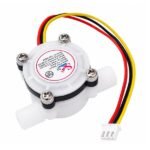 Water flow sensor yf s402 side profile showing pipe connection